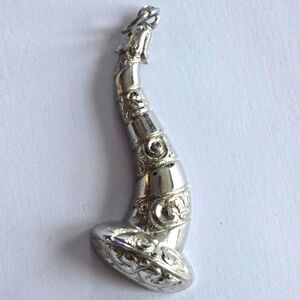 Cornucopia pendant charm silver tone Steward Free Mason Masonic